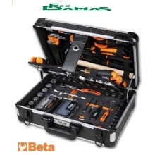 VALIGIA BETA CON ASSORTIMENTO DI 128 UTENSILI PER  MANUTENZIONE GENERALE ART. BW 2054E-128
